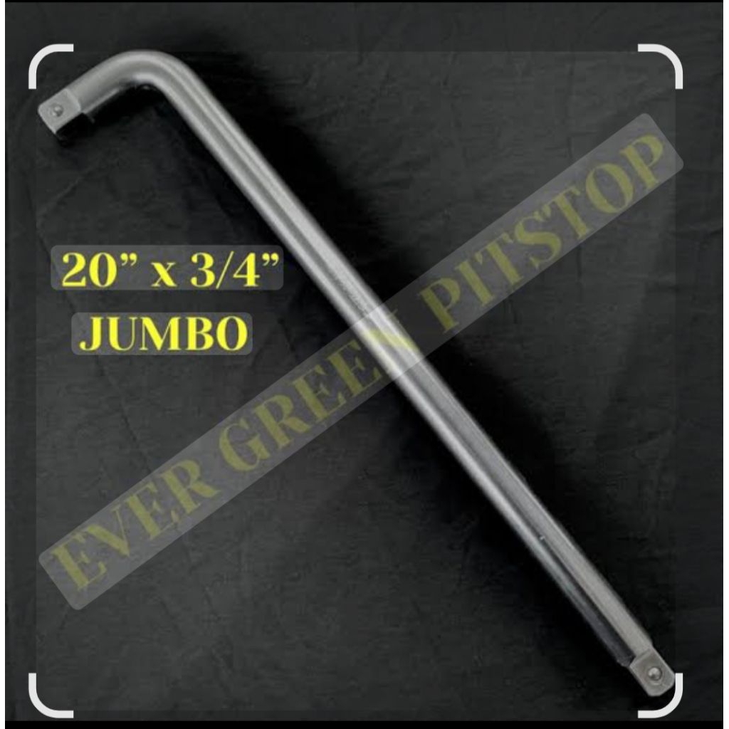 kunci gagang sok L ukuran 3/4 inch x 20 untuk kunci mata sok gagang besar