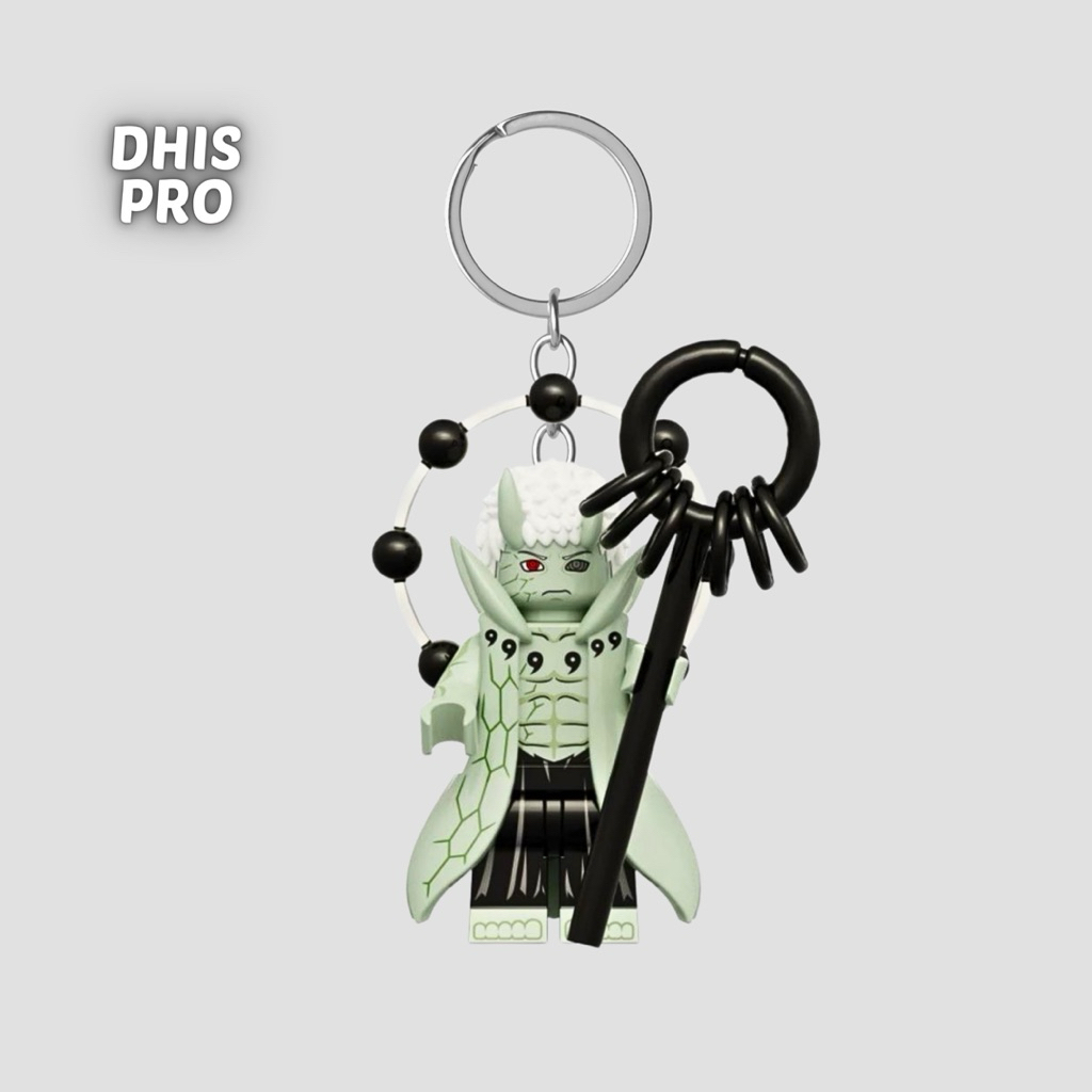 Dhis Project Gantungan Kunci LEGO Minifigure Obito Series Naruto