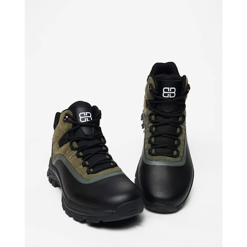 BUCCHERI LIDIO Sepatu Boot Pria Terbaik-bl4083-Black