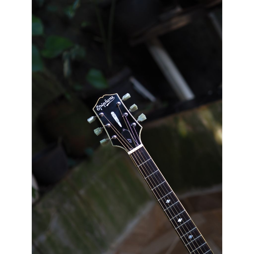 gitar akustik elektrik epiphone masterbilt DR 500 MCE second