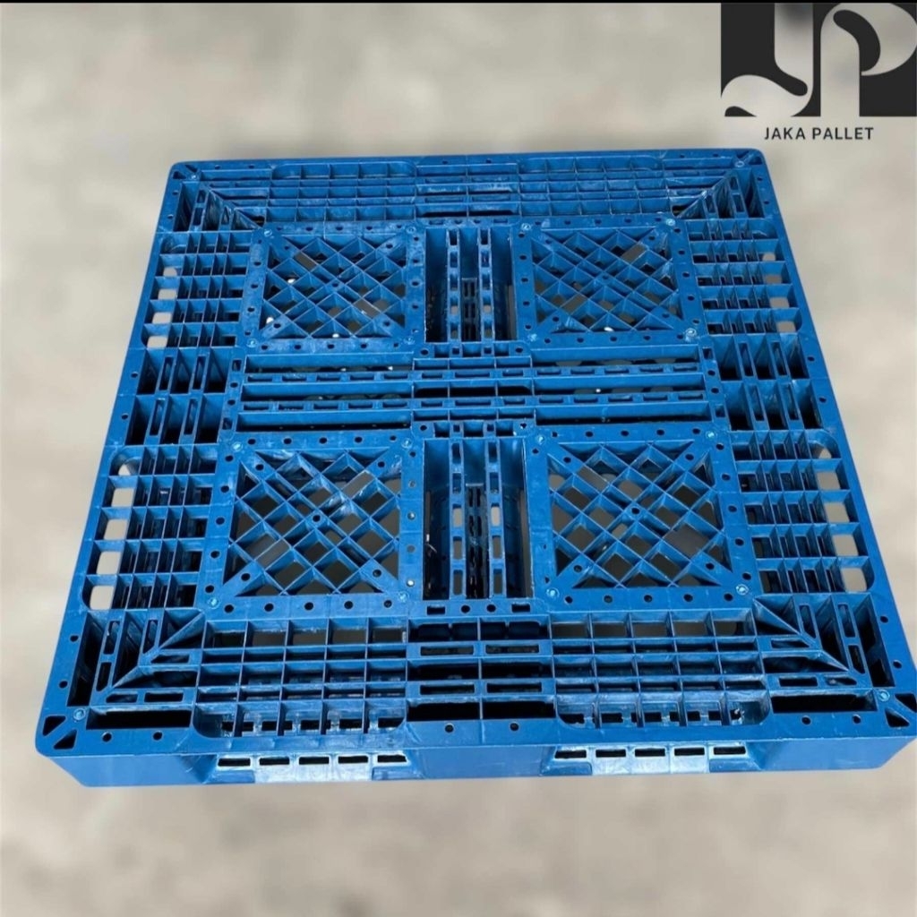 

pallet pelastik ukuran (110×110×15cm) warna biru