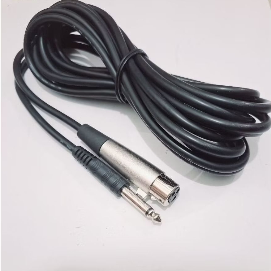 siap pakai Kabel Mic micophone Merek TOA panjang 5 METER