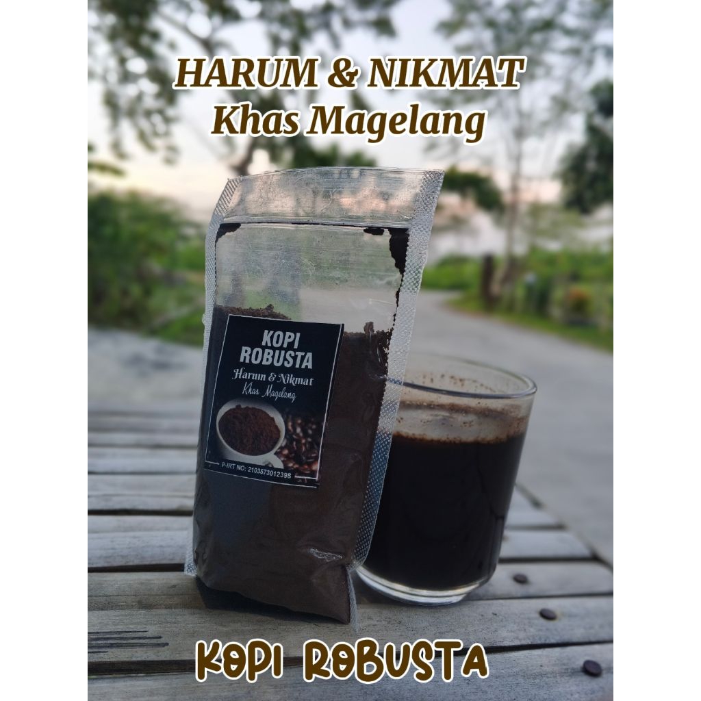 

Kopi Robusta kas Magelang 100 gram,kopi murni tanpa pengawet.