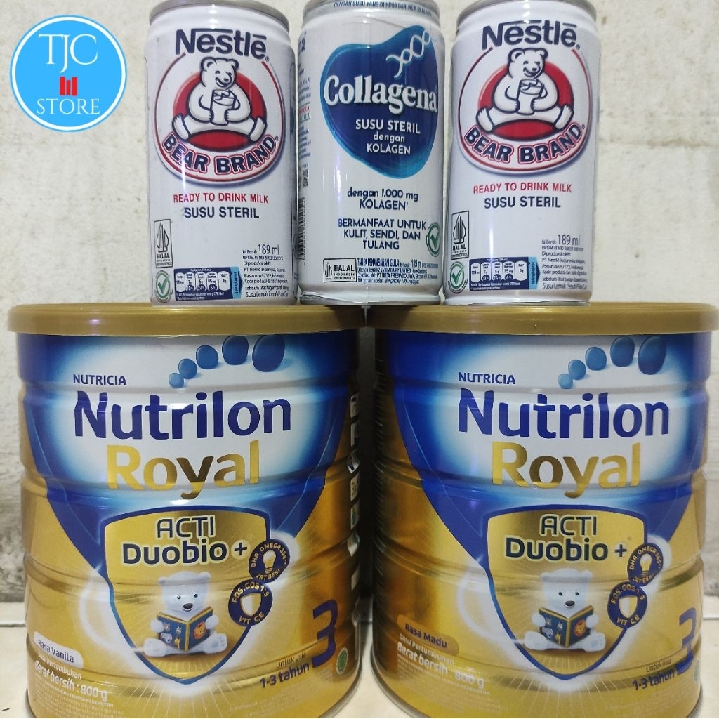 

Kaleng Bekas Susu Nutrilon/Collagena/Bearbran