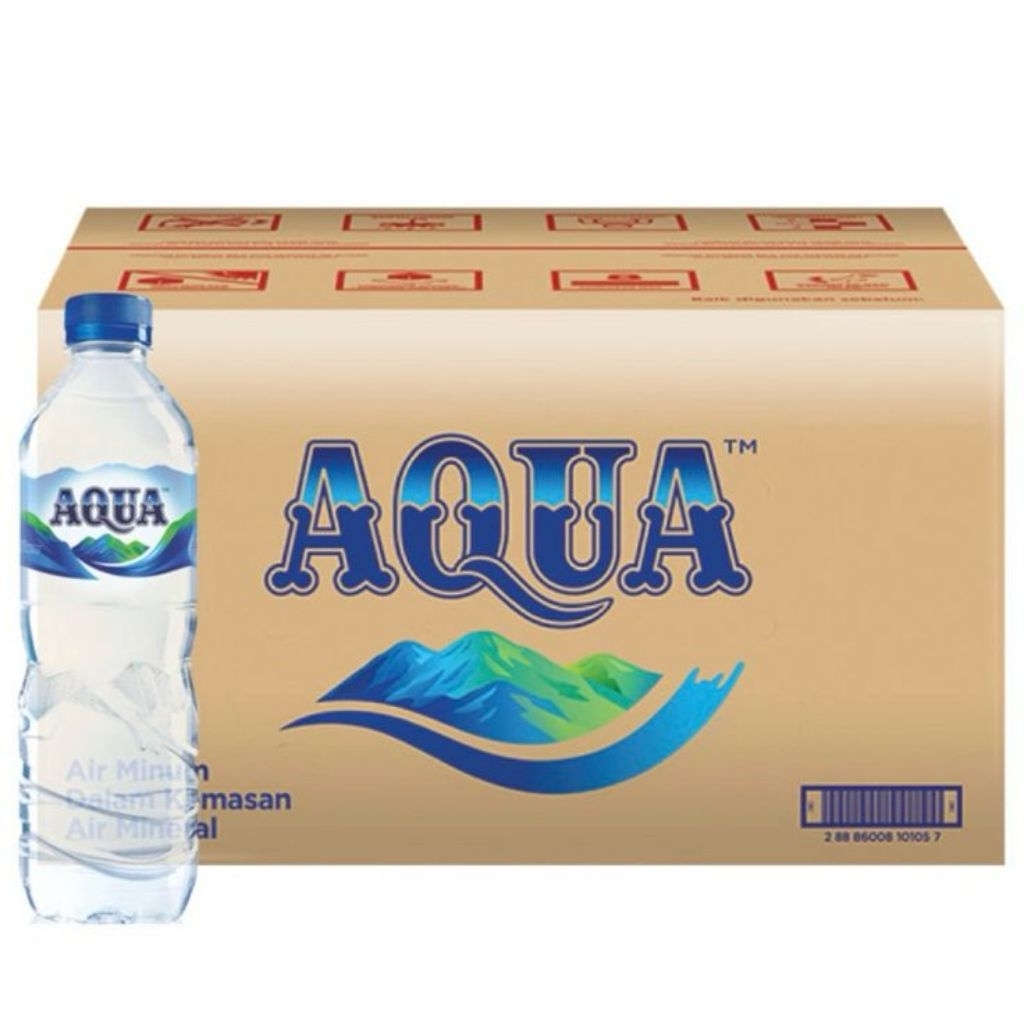 

Aqua tanggung 600 ml 1 dus isi 24 pcs free ongkir