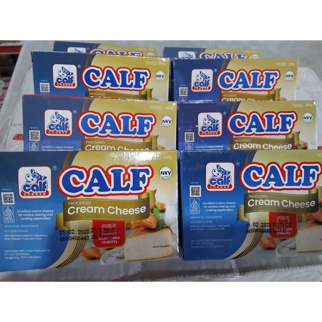 

Cream cheese calf kemasan pabrik 200gr