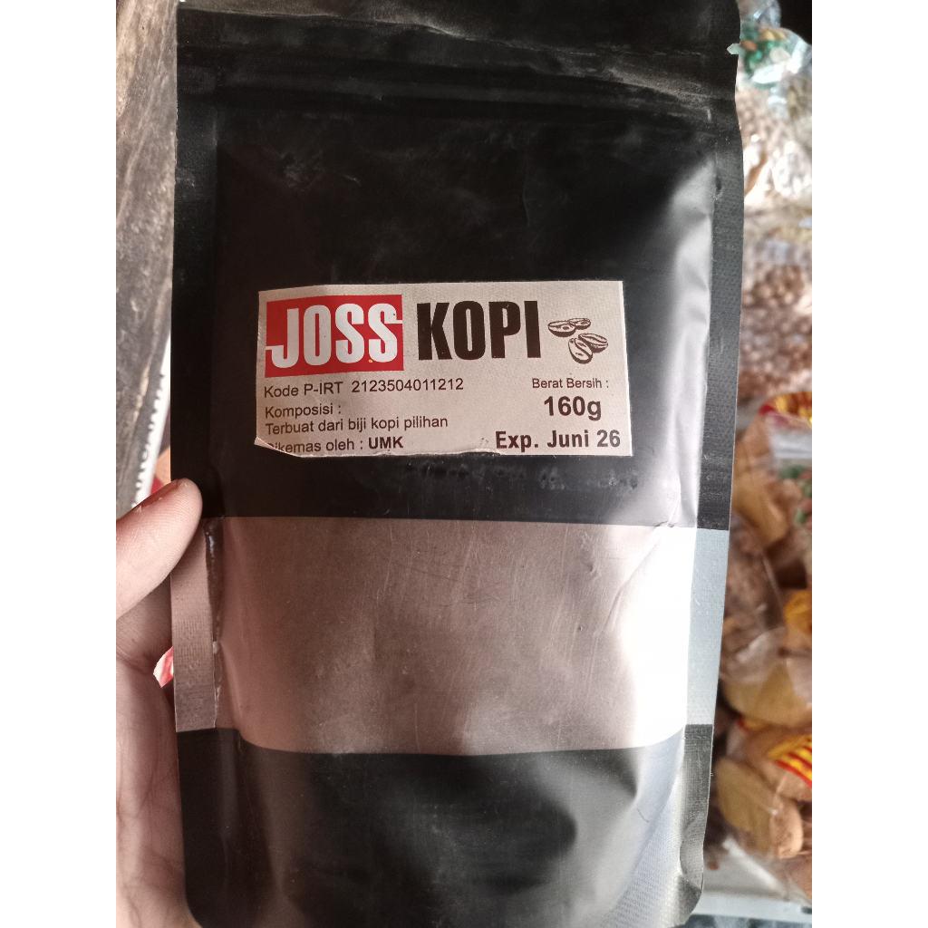 

Kopi Bubuk JOSS KOPI/ Kopi Bubuk MURNI kemasan 160gr