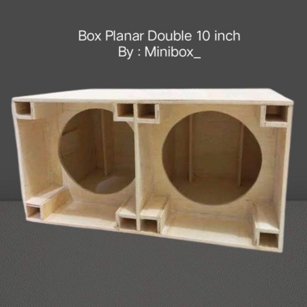 Box Speaker Planar Double 10 inch