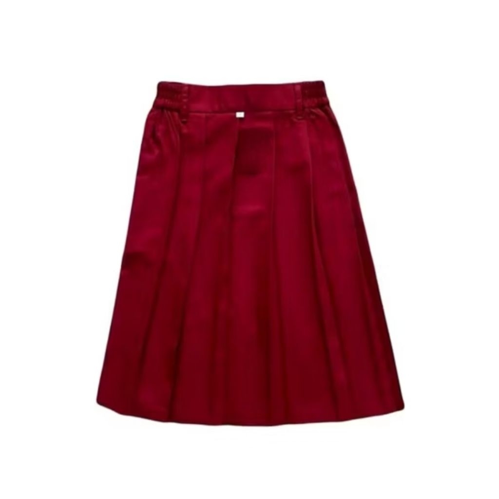 Rok SD Pendek / Rok Pendek SD Merah / Rok Merah SD Pendek Rempel Keliling / Rok SD Pendek Pinggang K