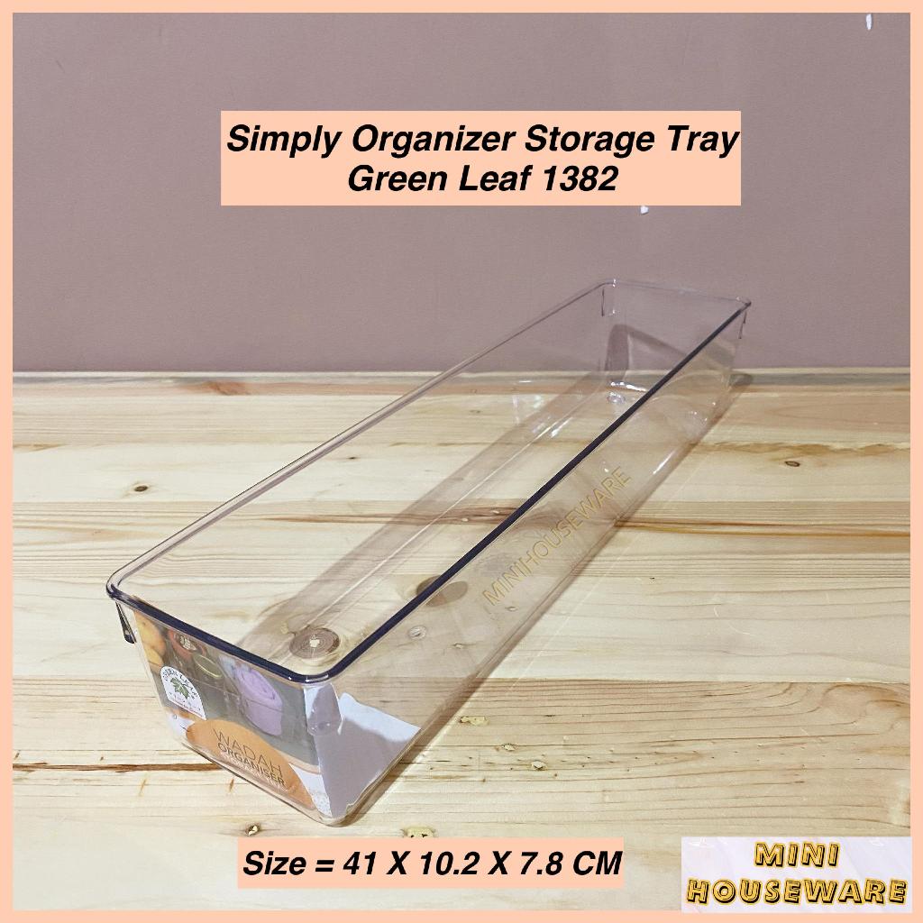 GREEN LEAF 1382 wadah penyimpanan kulkas Acrilic serbaguna