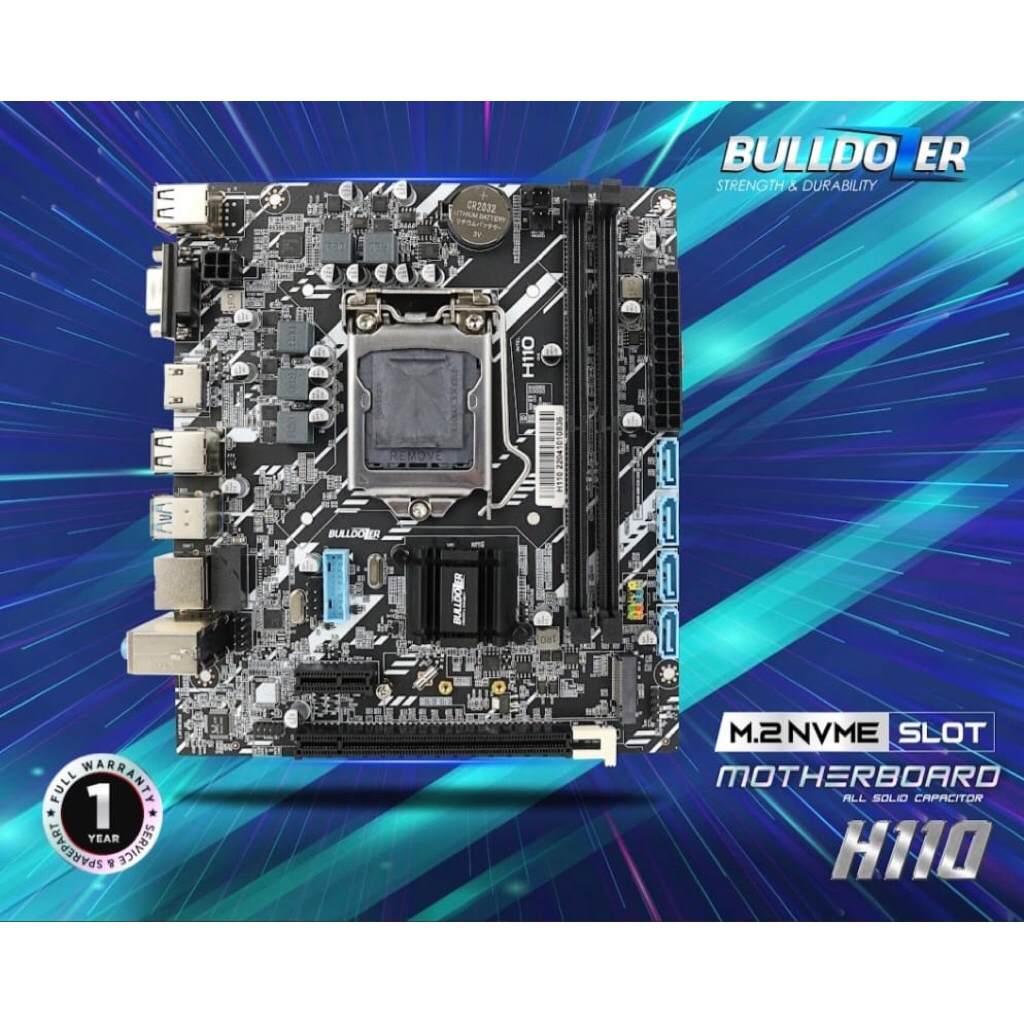 Motherboard Bulldozer H110 Sonic NVME & Gigabit LAN