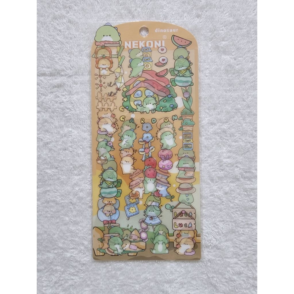 

Nekoni Cute Dinosaur Sticker for Journaling & Memo