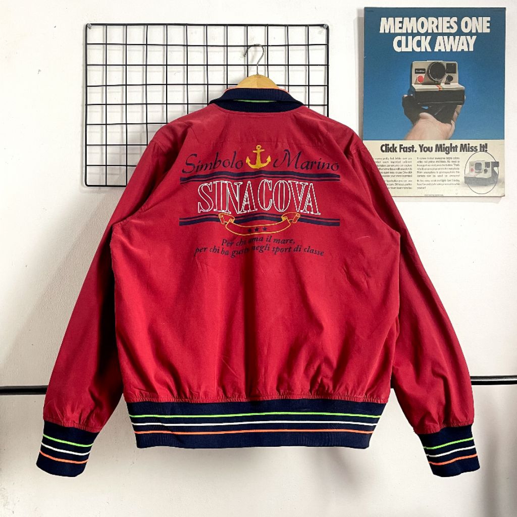 LUPO DI MARE JAKET VINTAGE BOMBER VARSITY SECOND ORIGINAL