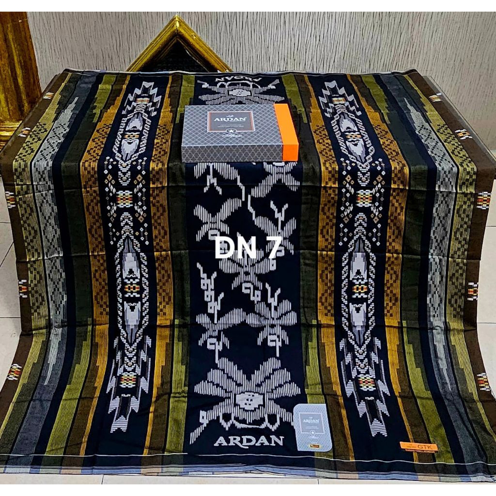 Sarung ARDAN STAR Gold Songket Timbul Original