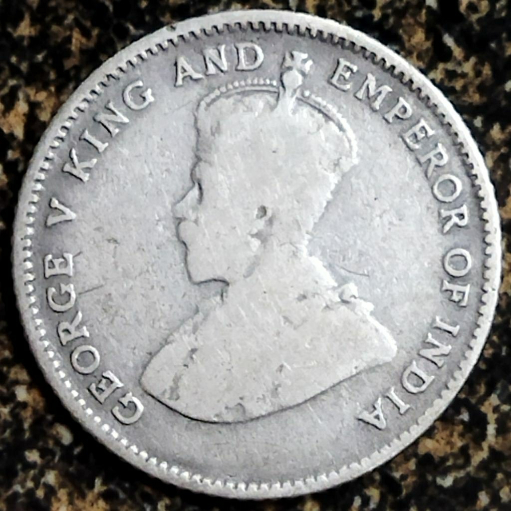 Koin perak 10 cents 1926 straits settlements
