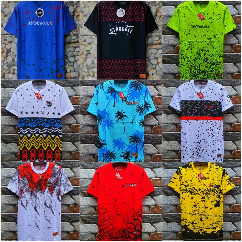 Kaos Distro Pria Original Struggle Termurah / Baju Fullprint Distro Pakaian Pria Terbaru 2025