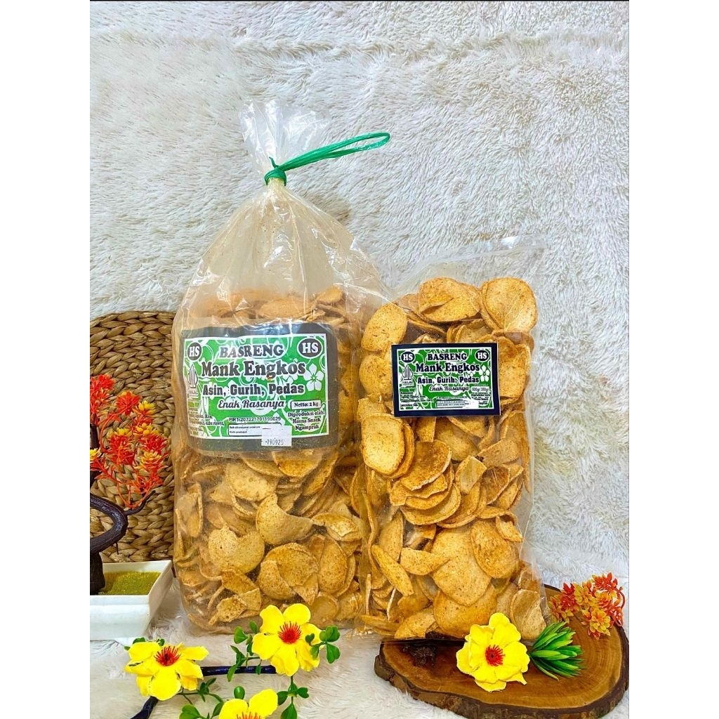 

Basreng Koin Pedas Mang Engkos