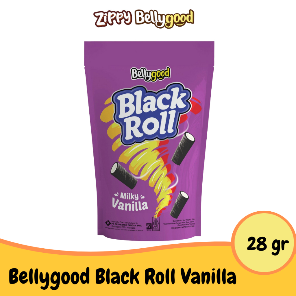 

Bellygood Black Roll Milky Vanilla 28 gr