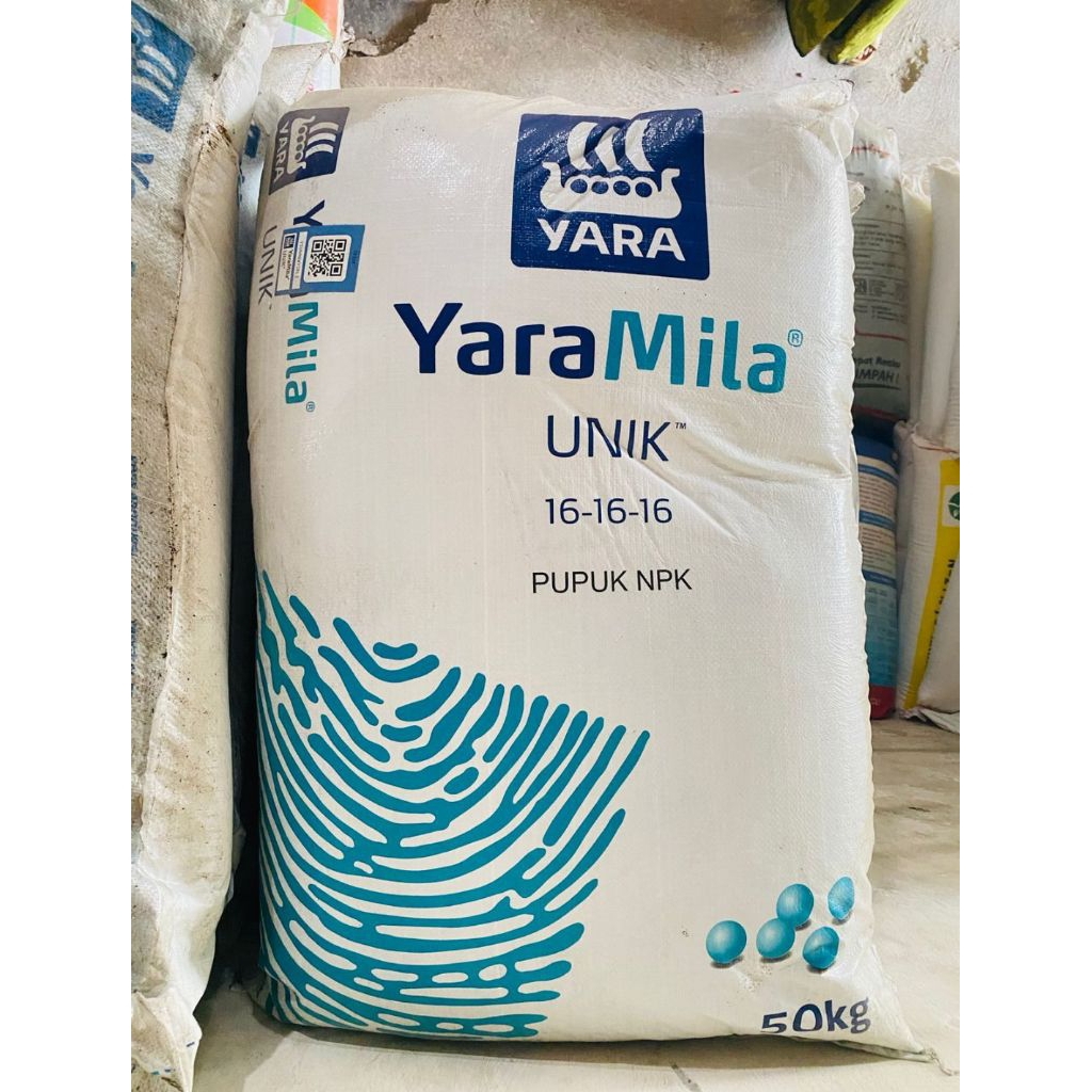 YARAMILA UNIK KEMASAN 50 KG PUPUK NPK 16 16 16