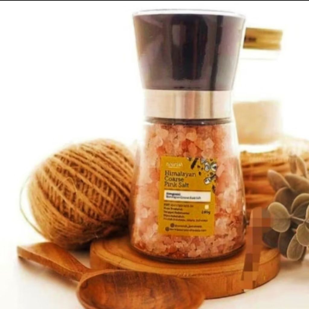 

Garam Himalaya Kristal Kasar Kemasan Botol Grinder Original Himalaya Coarse Pink Salt