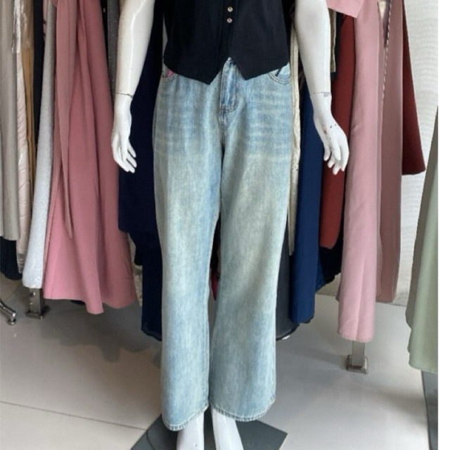 Celana Jeans Wanita Long Kulot//Celana Wanita Jeans Long Kulot//D5695