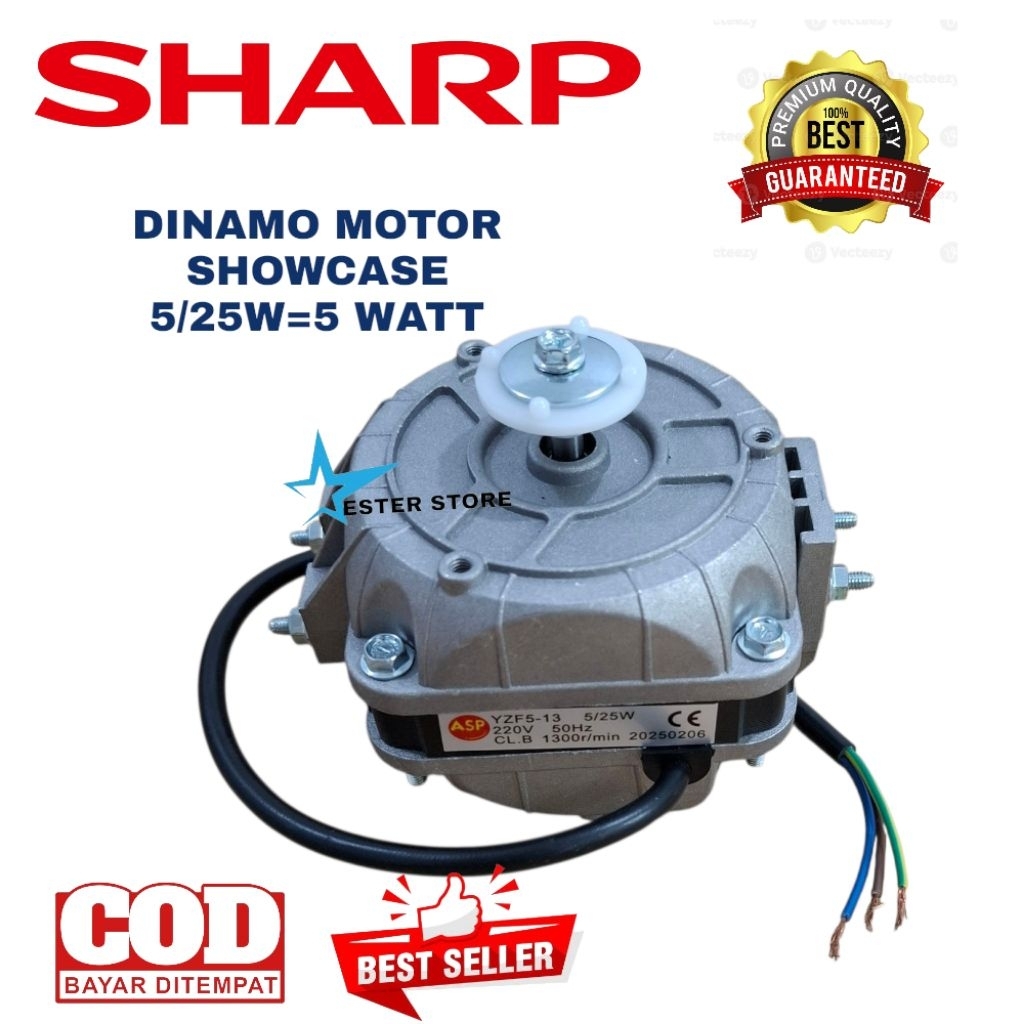Dinamo Fan Motor showcase  Sharp Dinamo Kulkas showcase [5watt]