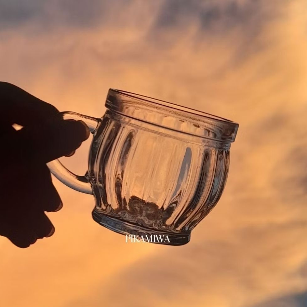 GELAS KUPING MINI FTC5 gelas mini gelas lucu gelas kupinh mungil gelas kaca gelas mungil gelas canti