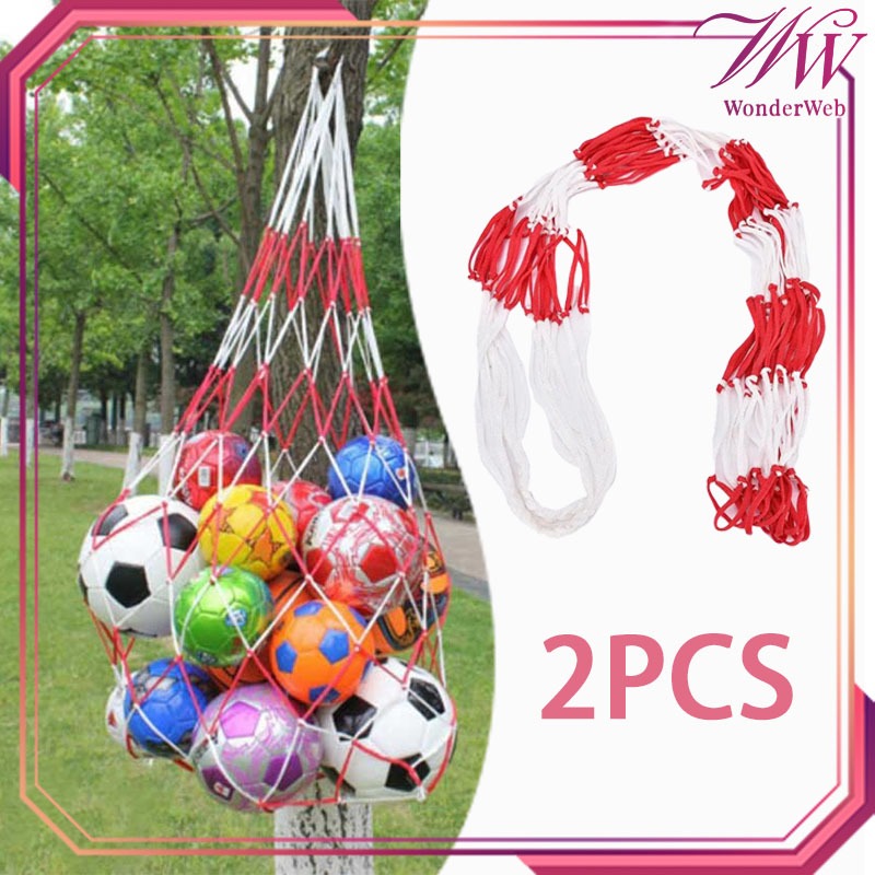 Jaring Wadah Bola Tas Jaring Penyimpanan Bola Sepak Voli Tas Jaring Bola Sepak Jaring Tempat Bola