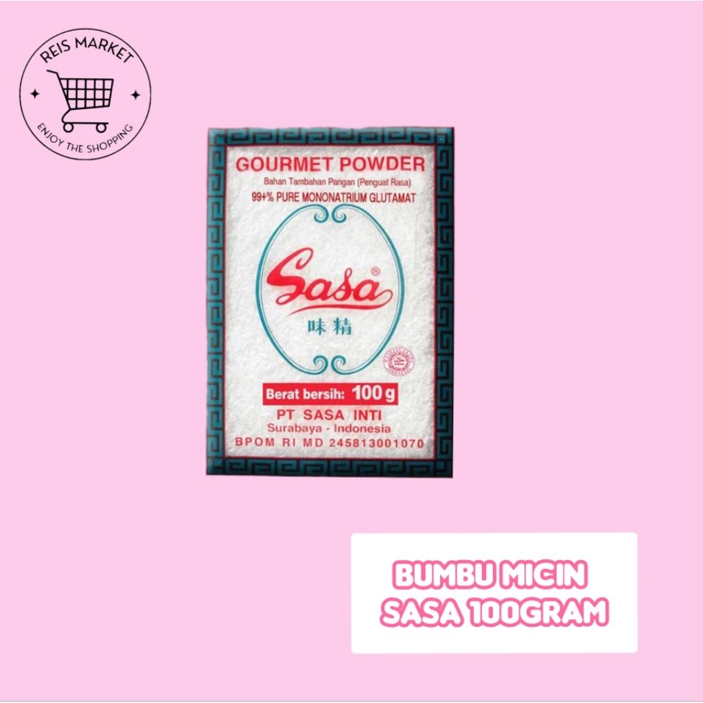 

SASA BUMBU MASAK PCK 100g/BEST SELLER/SASA MICIN BUMBU MASAK