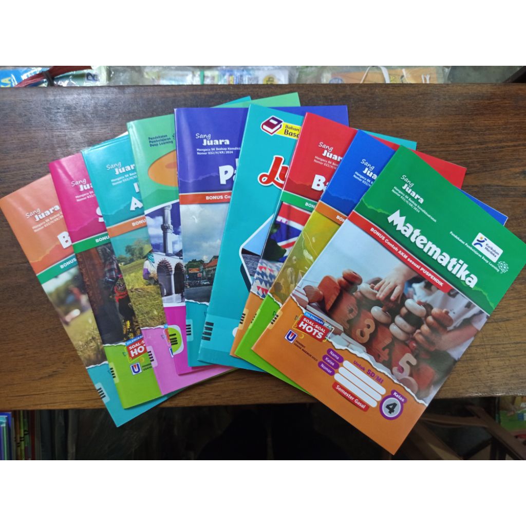 lks/Modul Kurikulum Merdeka Sang Juara Kelas 4 sd Semester 1 Matematika,Indonesia,Inggris,Agama,Seni