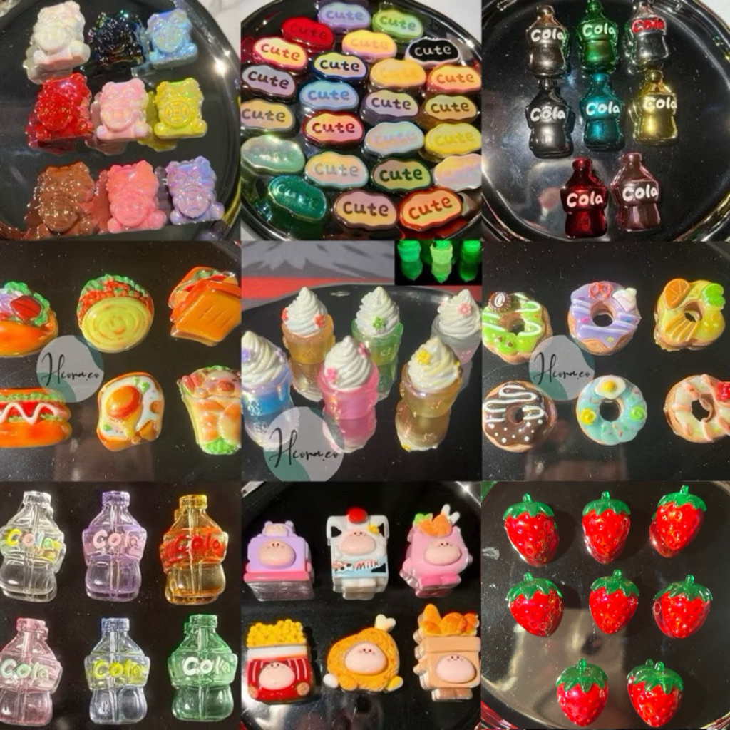 [GROSIR PACK] (2/3) 50pcs / 100pcs beads luxury uv beads luxury grosir manik luxury grosir manik per