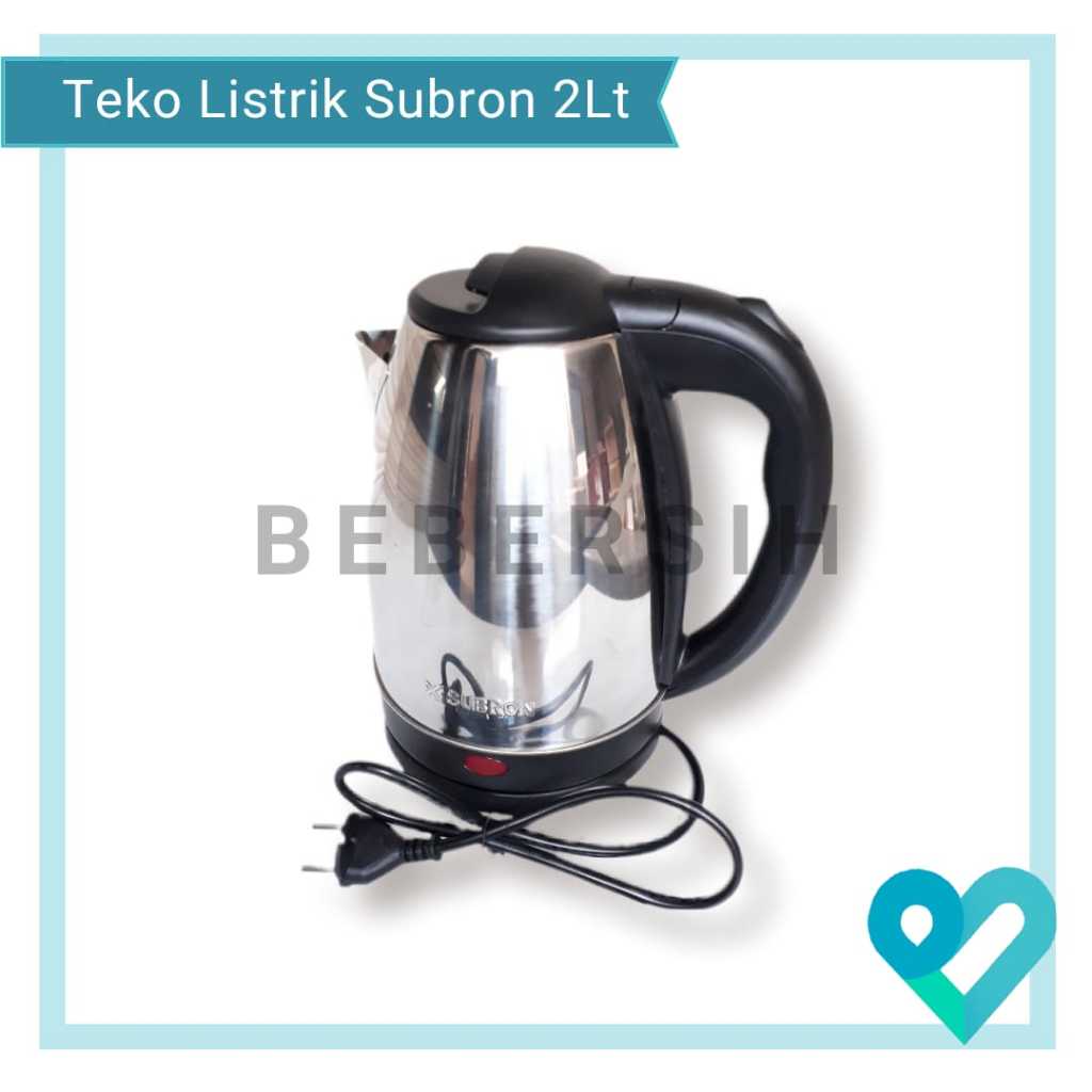 Teko Listrik Subron Silver 2 Liter/ Teko Hotel Elektrik 2 Lt Murah