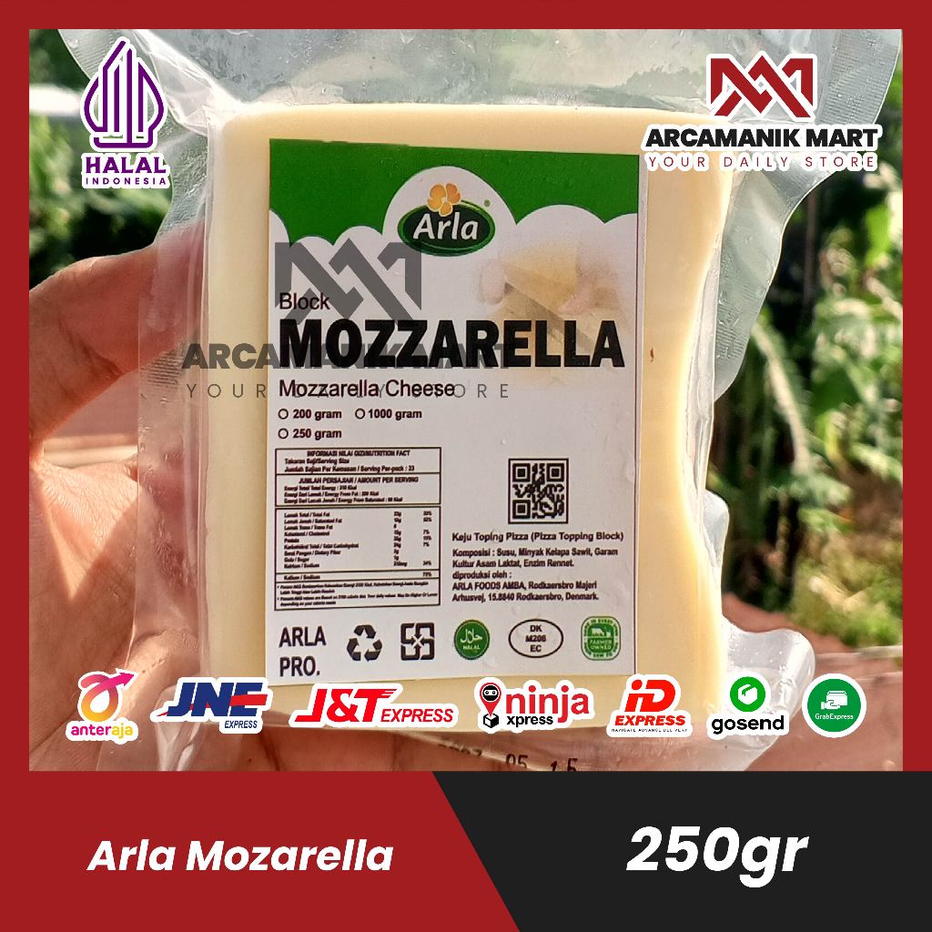 

KEJU MOZARELLA ARLA 250GR - KEJU MOZARELLA ARLA 250GR EXP PANJANG - HARGA TERMURAH
