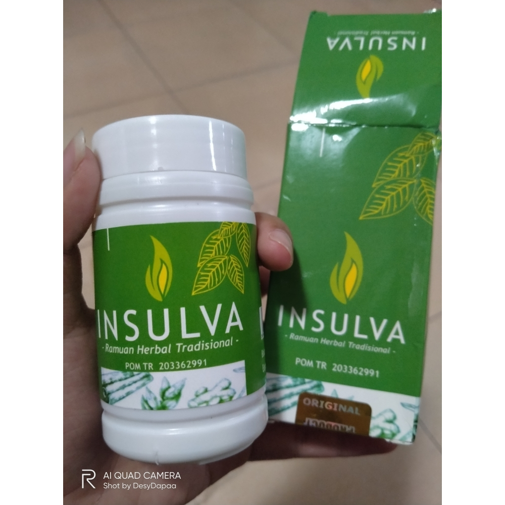 INSULVA obat herbal diabetes kering basah dijamin ampuh original insulva