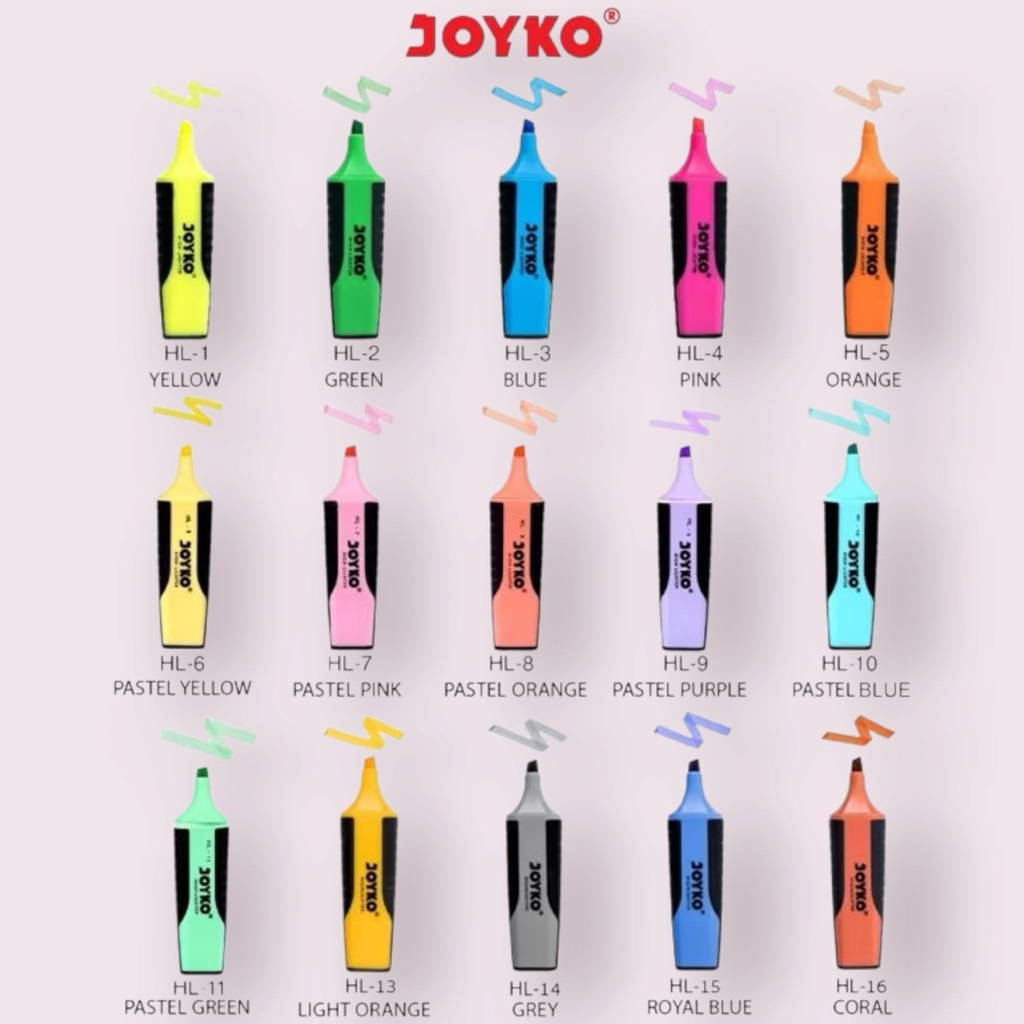 

Stabilo Highlighter Joyko Penanda Berwarna Cod