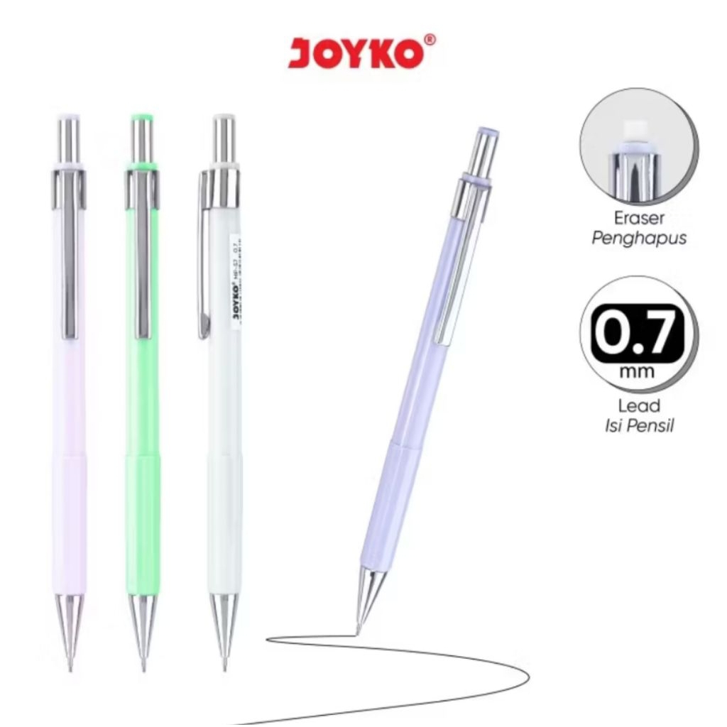 

pensil cetek pensil mekanik joyko 0.7 mm MP - 57 ( 1 pcs)