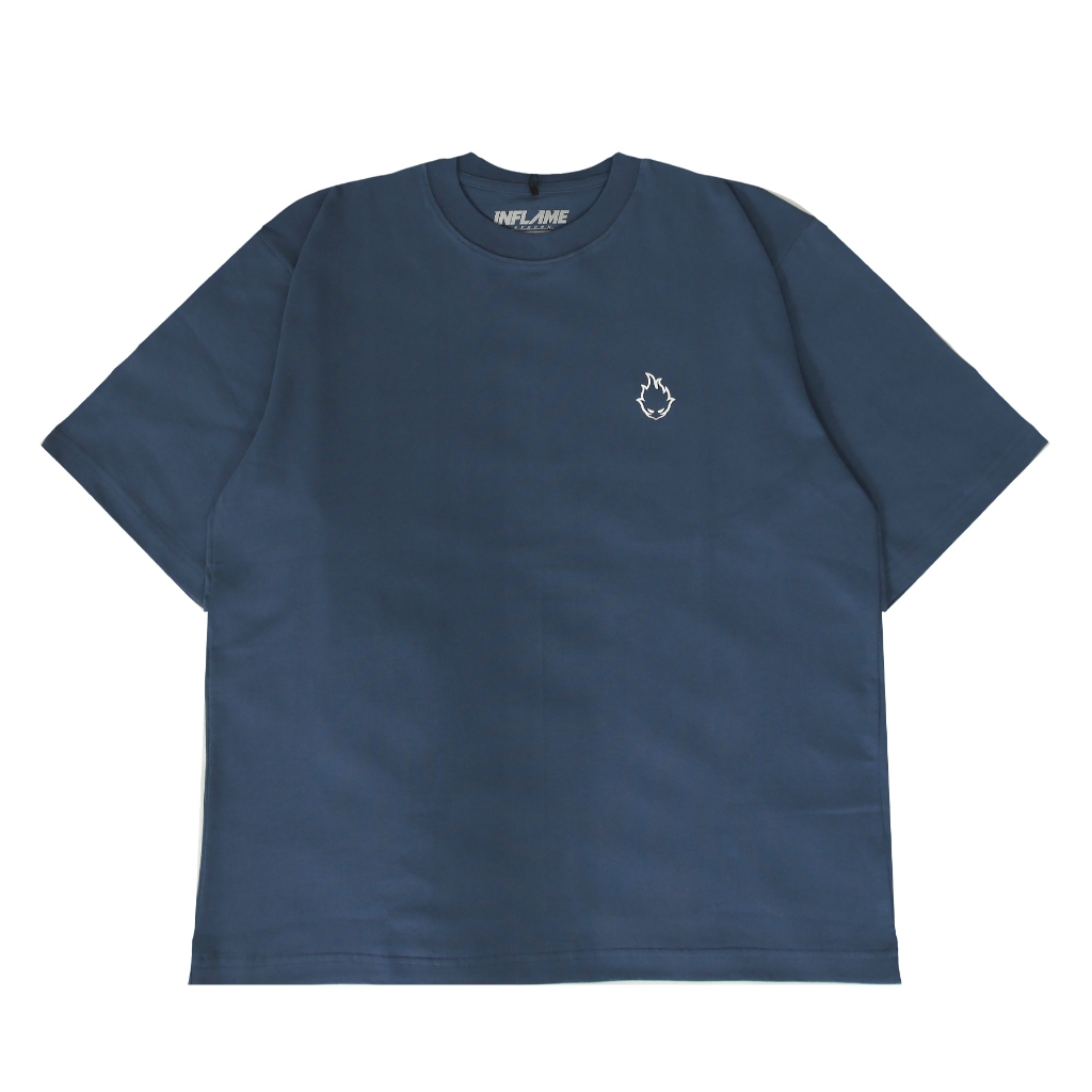 INFLAME REBORN - LOGO STAND - KAOS LENGAN PENDEK UNISEX OVERSIZE