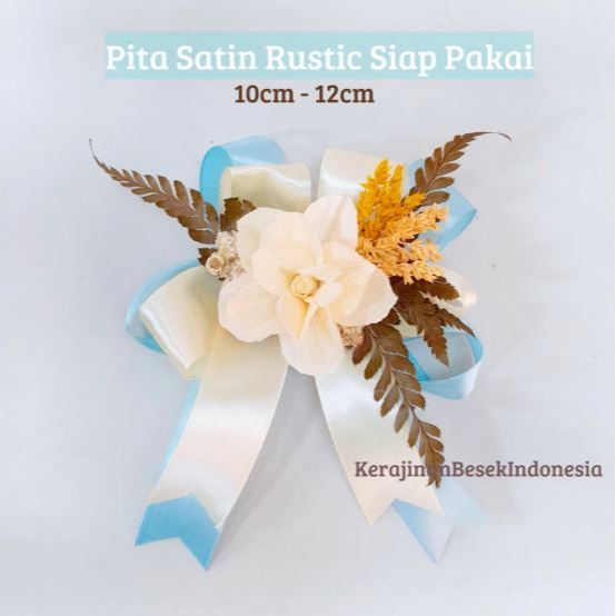 

READY STOCK PITA JADI HIASAN PITA SATIN BUNGA RUSTIC KADO HAMPERS SESERAHAN PARSEL HANTARAN