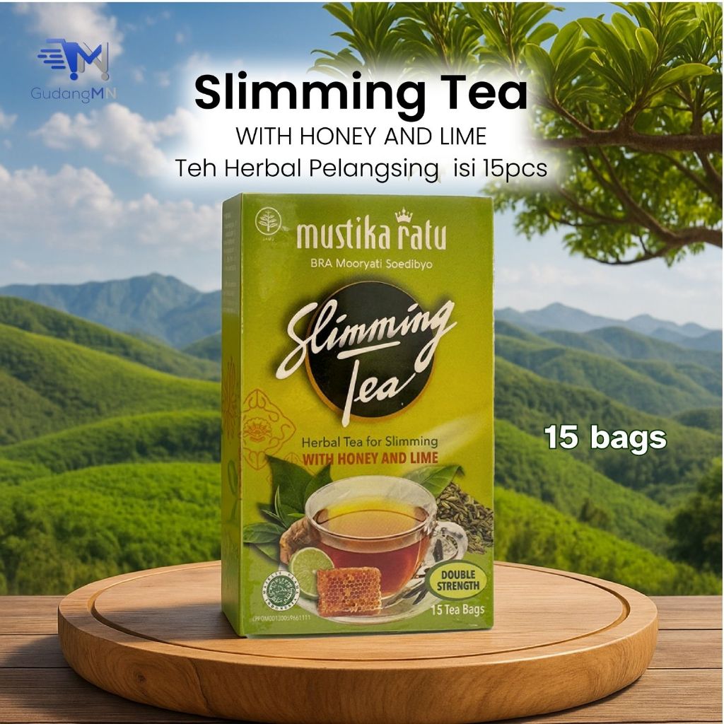 

Mustika Ratu Slimming Tea Honey and Lime 15 bag.