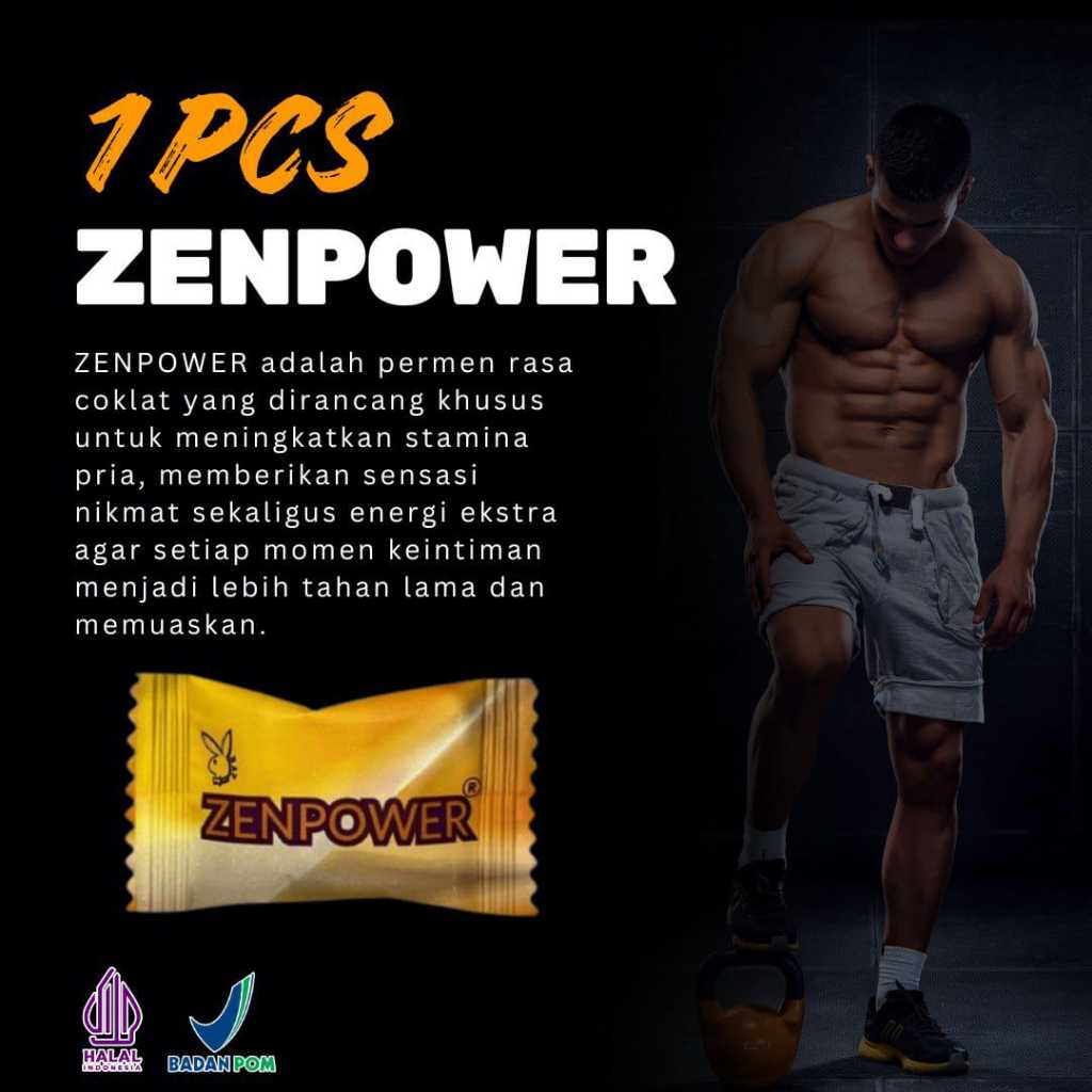

ZENPOWER PERMEN STAMINA RASA COKELAT 1 PCS ECERAN