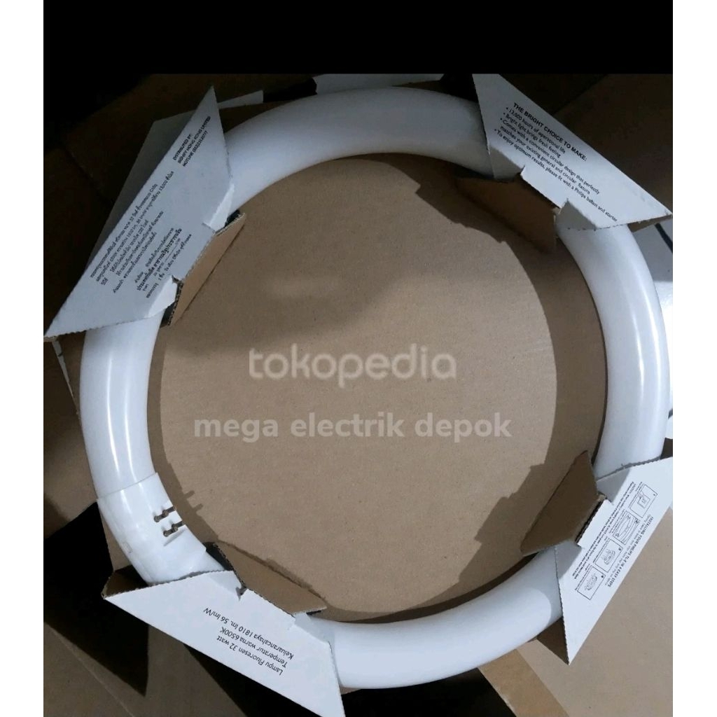 lampu philips TL ring 32 watt cahaya putih