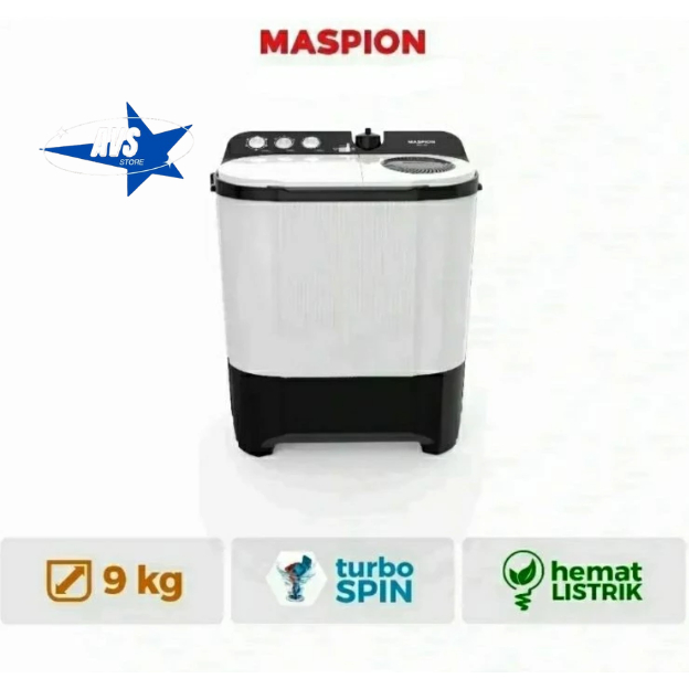 MASPION MESIN CUCI 2 TABUNG KAPASITAS 9 KG MMC 1291