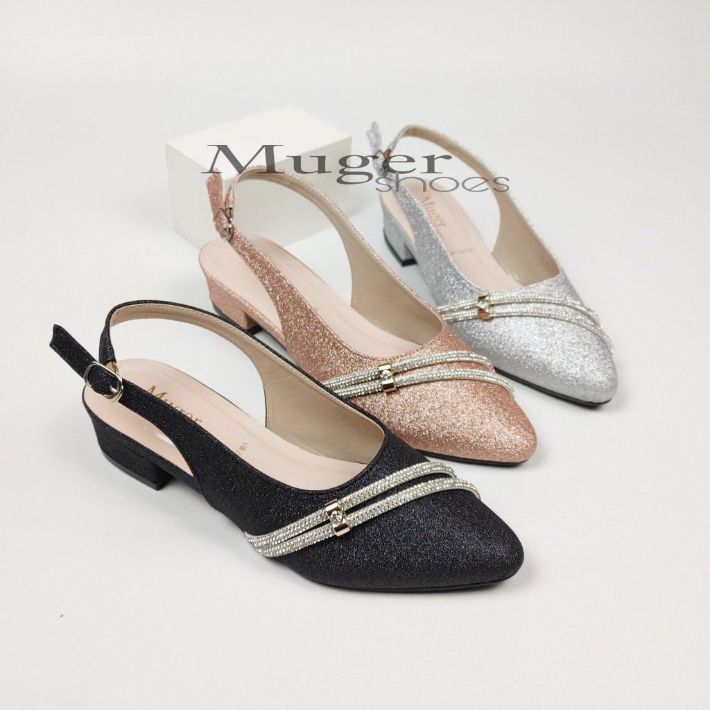 Greys Sepatu Wanita, Sepatu Heels/ Hak tahu 3cm Muger's Shoes