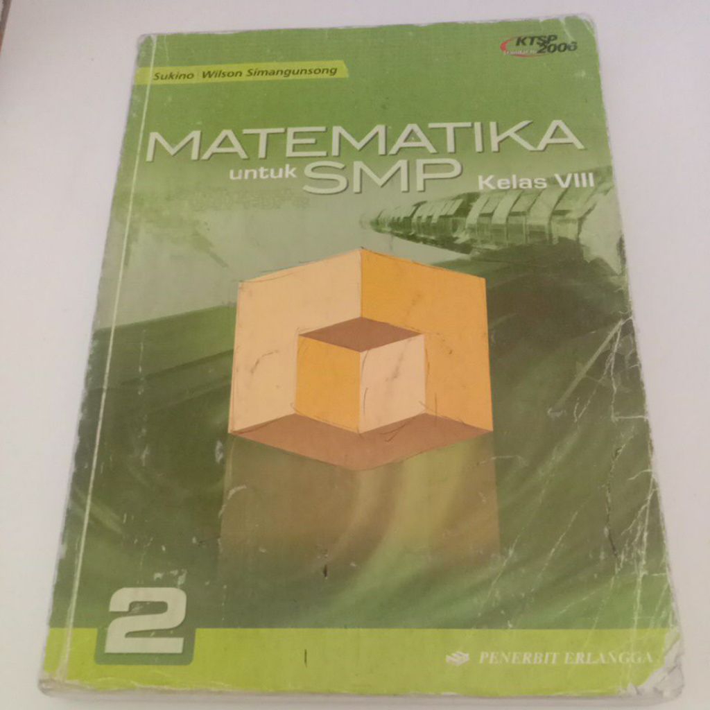 Matematika 2 Untuk SMP Kelas 8/VIII KTSP - Erlangga.Sukino/Wilson