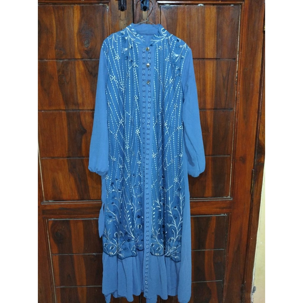 GAMIS BUSUI ORGANZA BROKAT CUCI GUDANG MODEL TERBARU MURAH