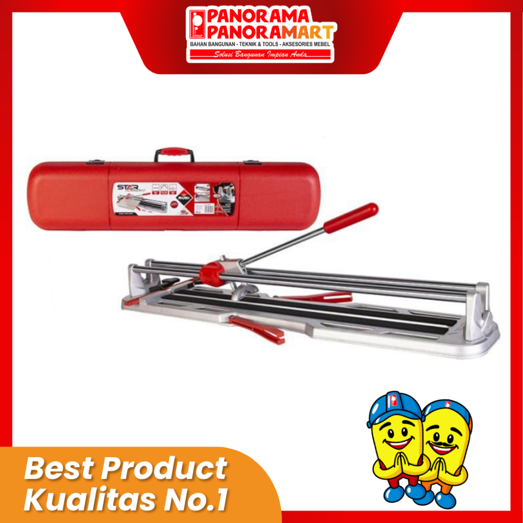 ALAT POT KERAMIK DORONG RUBI STAR PLUS 60 N/STAR 63 / Alat Potong Keramik Granit Manual 60 CM RUBI S