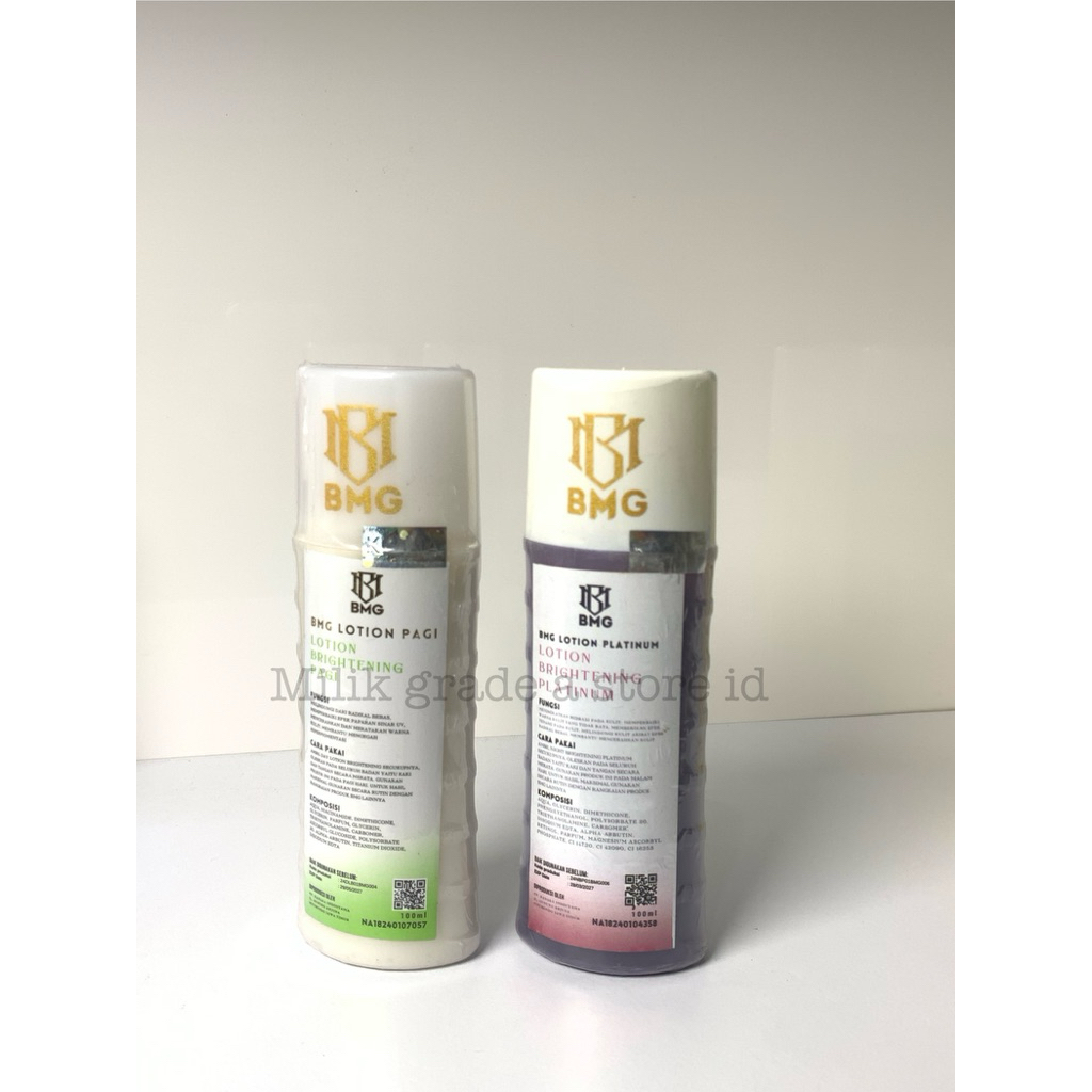 ORIGINAL PAKET LOTION PLATINUM UNGU DAN PAGI BMG