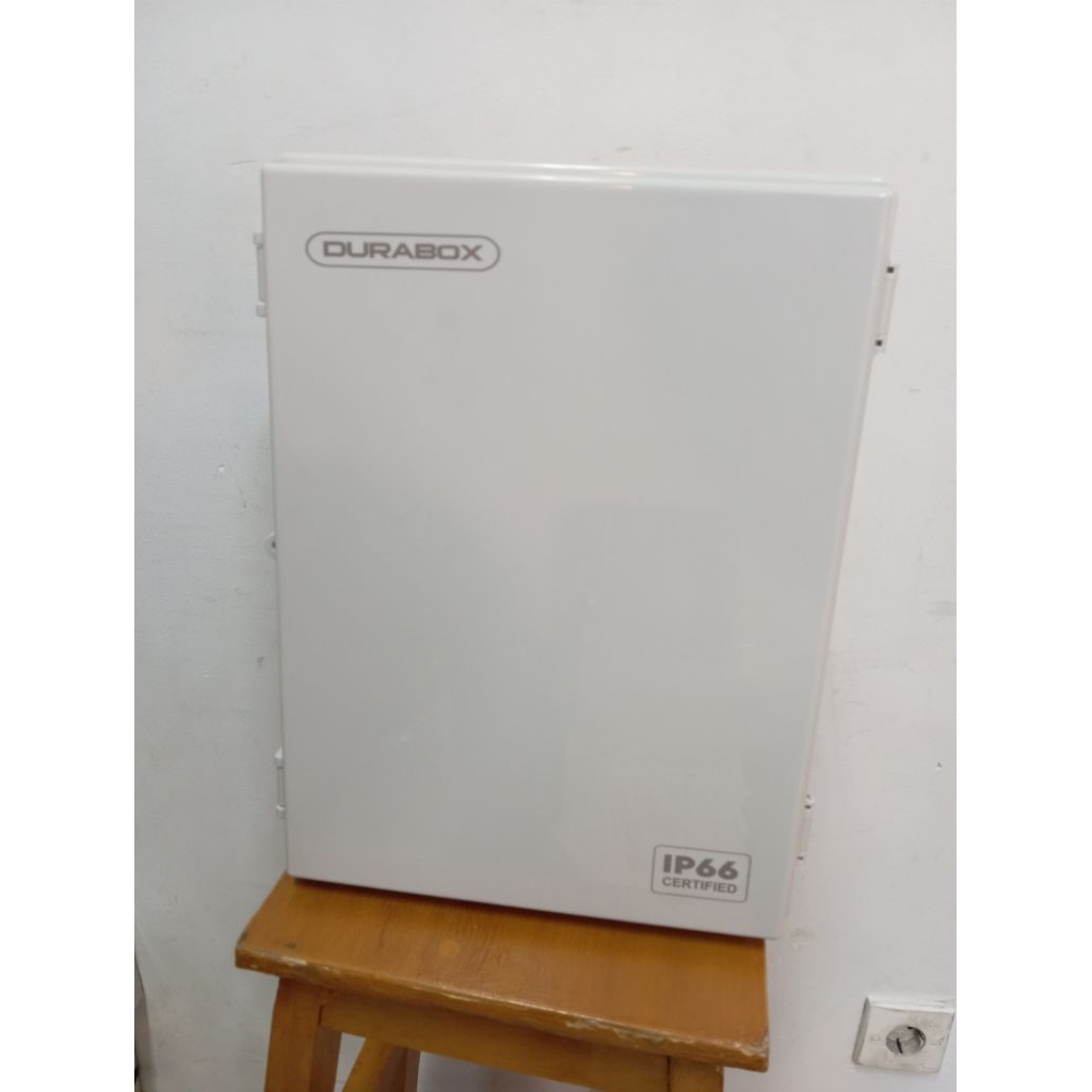 DURABOX BOX PANEL ABS 30X40X18 IP66 / JUNCTION BOX 30X40 PLASTIK + BASEPLATE