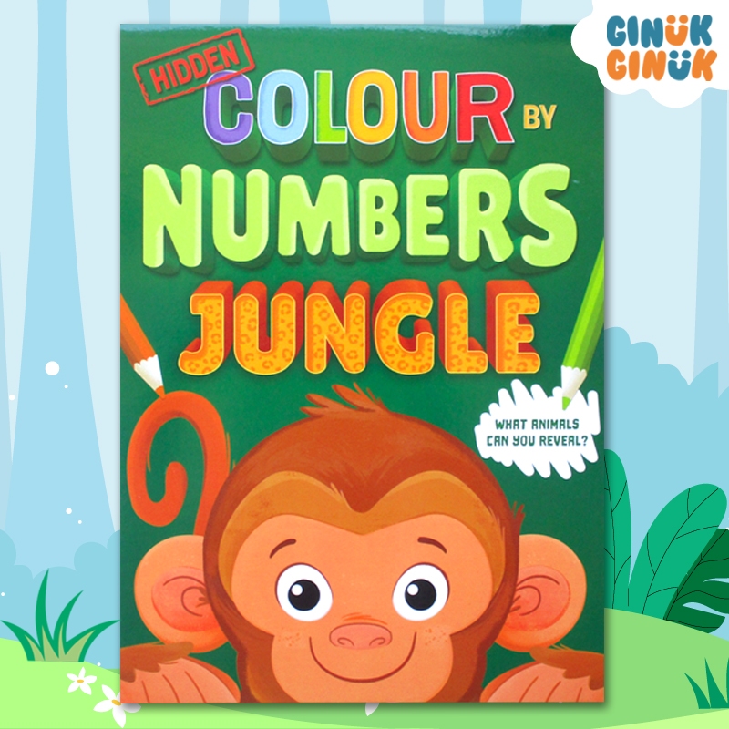 Hidden Colour by Numbers Jungle (What Animals Can You Reveal?)