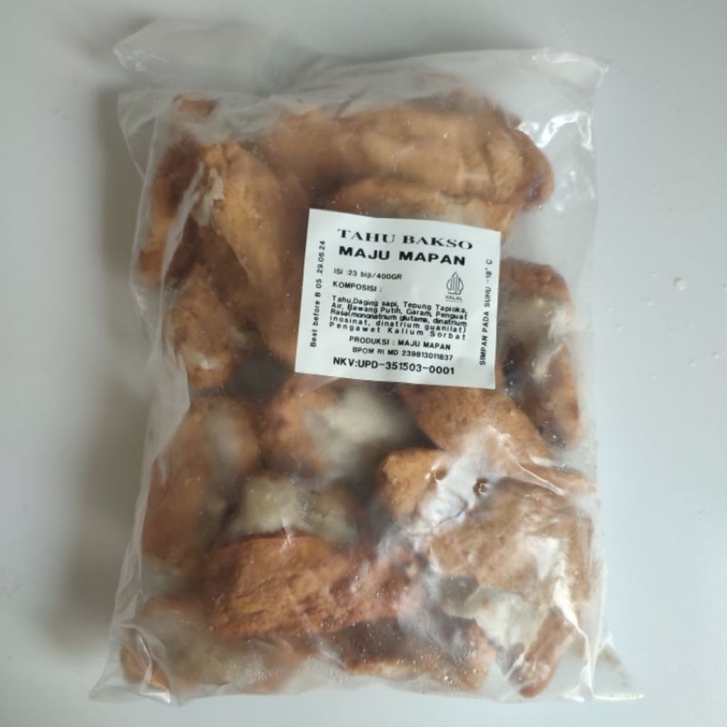 

Tahu Bakso Maju Mapan 400gr